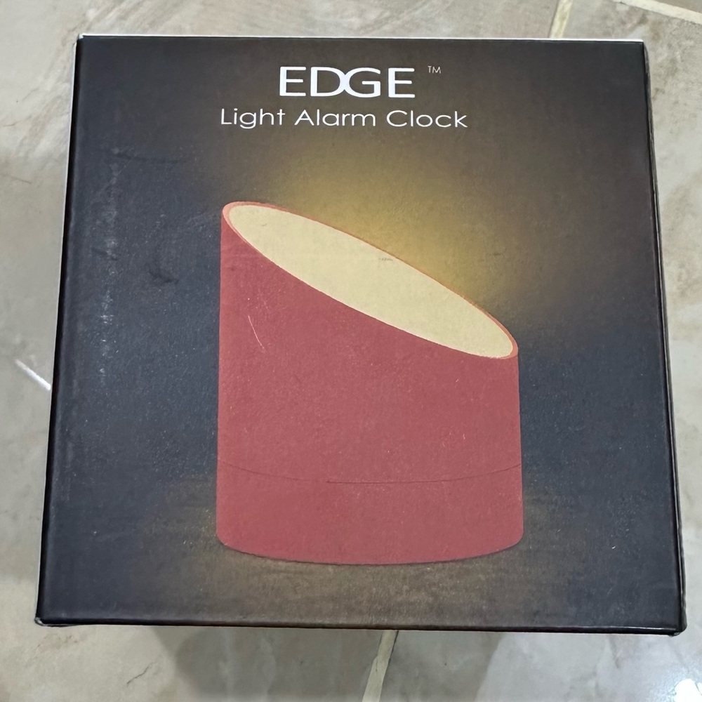 NWT Edge Light Alarm Clock